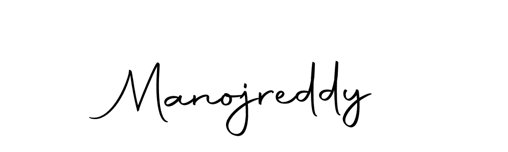 Design your own signature with our free online signature maker. With this signature software, you can create a handwritten (Autography-DOLnW) signature for name Manojreddy. Manojreddy signature style 10 images and pictures png