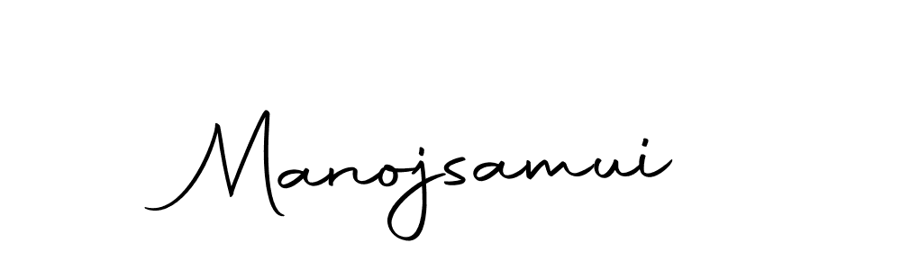 Manojsamui stylish signature style. Best Handwritten Sign (Autography-DOLnW) for my name. Handwritten Signature Collection Ideas for my name Manojsamui. Manojsamui signature style 10 images and pictures png