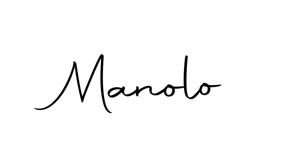 How to make Manolo signature? Autography-DOLnW is a professional autograph style. Create handwritten signature for Manolo name. Manolo signature style 10 images and pictures png