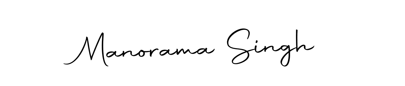 Make a beautiful signature design for name Manorama Singh. With this signature (Autography-DOLnW) style, you can create a handwritten signature for free. Manorama Singh signature style 10 images and pictures png