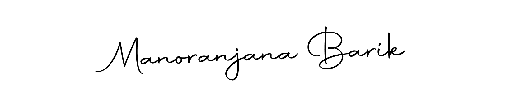 Create a beautiful signature design for name Manoranjana Barik. With this signature (Autography-DOLnW) fonts, you can make a handwritten signature for free. Manoranjana Barik signature style 10 images and pictures png