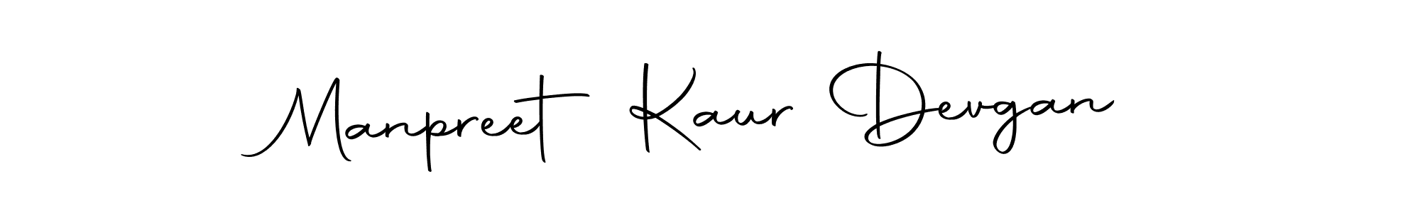 Also we have Manpreet Kaur Devgan name is the best signature style. Create professional handwritten signature collection using Autography-DOLnW autograph style. Manpreet Kaur Devgan signature style 10 images and pictures png