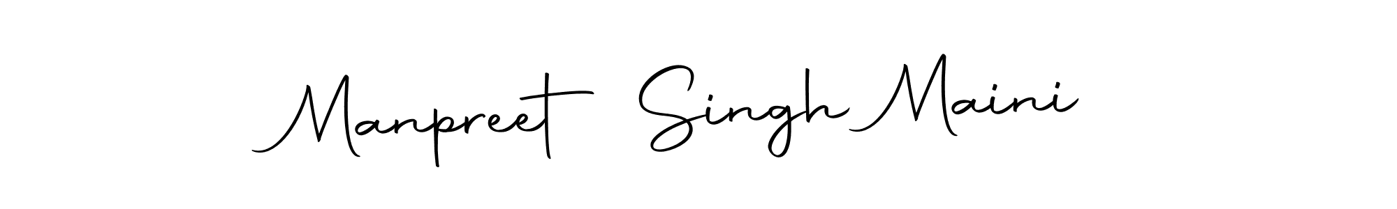 Design your own signature with our free online signature maker. With this signature software, you can create a handwritten (Autography-DOLnW) signature for name Manpreet Singh Maini. Manpreet Singh Maini signature style 10 images and pictures png