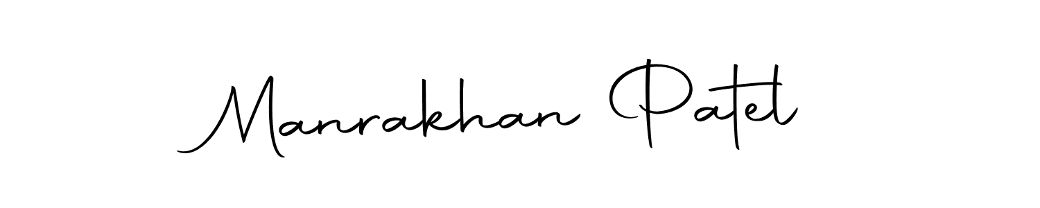 Create a beautiful signature design for name Manrakhan Patel. With this signature (Autography-DOLnW) fonts, you can make a handwritten signature for free. Manrakhan Patel signature style 10 images and pictures png
