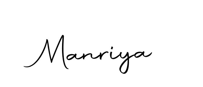 Design your own signature with our free online signature maker. With this signature software, you can create a handwritten (Autography-DOLnW) signature for name Manriya. Manriya signature style 10 images and pictures png