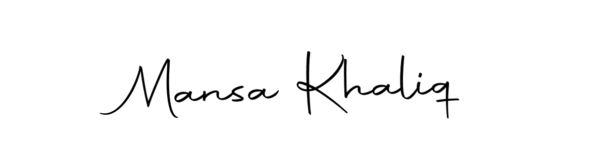 Make a beautiful signature design for name Mansa Khaliq. With this signature (Autography-DOLnW) style, you can create a handwritten signature for free. Mansa Khaliq signature style 10 images and pictures png