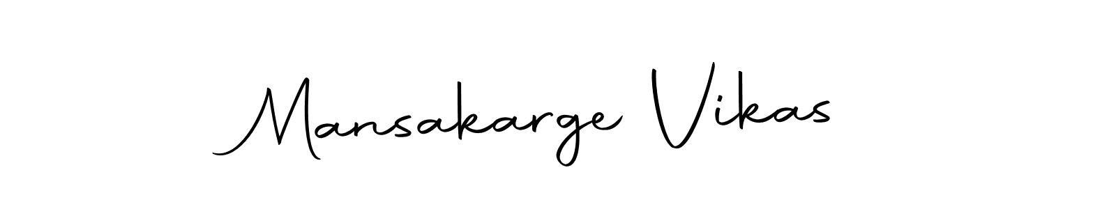 Mansakarge Vikas stylish signature style. Best Handwritten Sign (Autography-DOLnW) for my name. Handwritten Signature Collection Ideas for my name Mansakarge Vikas. Mansakarge Vikas signature style 10 images and pictures png