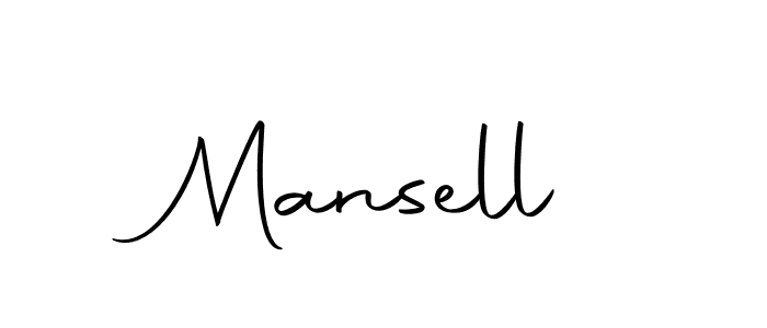 The best way (Autography-DOLnW) to make a short signature is to pick only two or three words in your name. The name Mansell include a total of six letters. For converting this name. Mansell signature style 10 images and pictures png