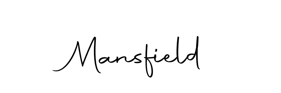 Make a beautiful signature design for name Mansfield. With this signature (Autography-DOLnW) style, you can create a handwritten signature for free. Mansfield signature style 10 images and pictures png