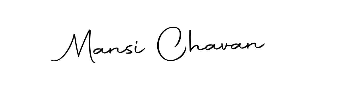 How to make Mansi Chavan name signature. Use Autography-DOLnW style for creating short signs online. This is the latest handwritten sign. Mansi Chavan signature style 10 images and pictures png