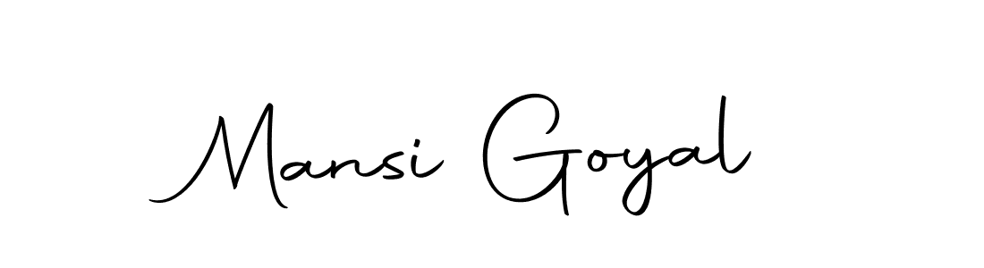 The best way (Autography-DOLnW) to make a short signature is to pick only two or three words in your name. The name Mansi Goyal include a total of six letters. For converting this name. Mansi Goyal signature style 10 images and pictures png