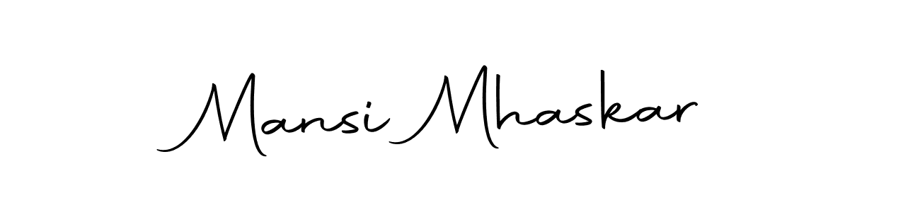 Make a beautiful signature design for name Mansi Mhaskar. Use this online signature maker to create a handwritten signature for free. Mansi Mhaskar signature style 10 images and pictures png