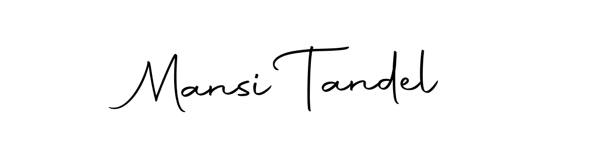 Use a signature maker to create a handwritten signature online. With this signature software, you can design (Autography-DOLnW) your own signature for name Mansi Tandel. Mansi Tandel signature style 10 images and pictures png