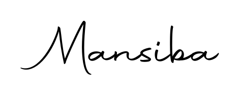 Discover the perfect balance of readability and style for Mansiba with Autography-DOLnW font. Create your dream signature today. Mansiba signature style 10 images and pictures png