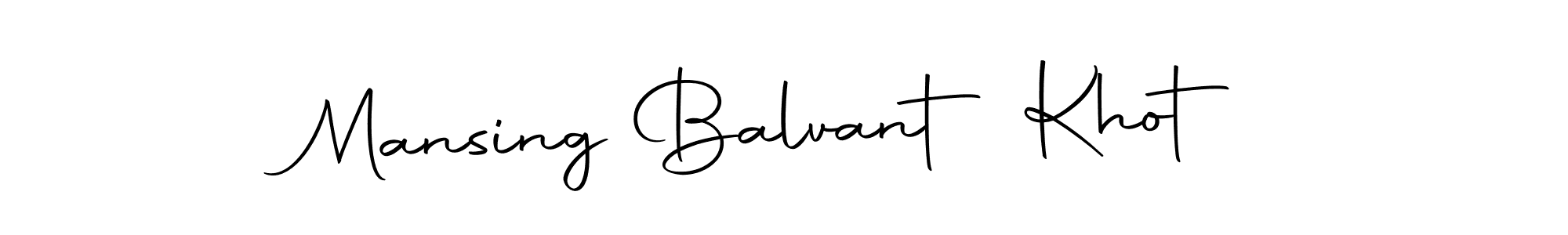 How to make Mansing Balvant Khot signature? Autography-DOLnW is a professional autograph style. Create handwritten signature for Mansing Balvant Khot name. Mansing Balvant Khot signature style 10 images and pictures png