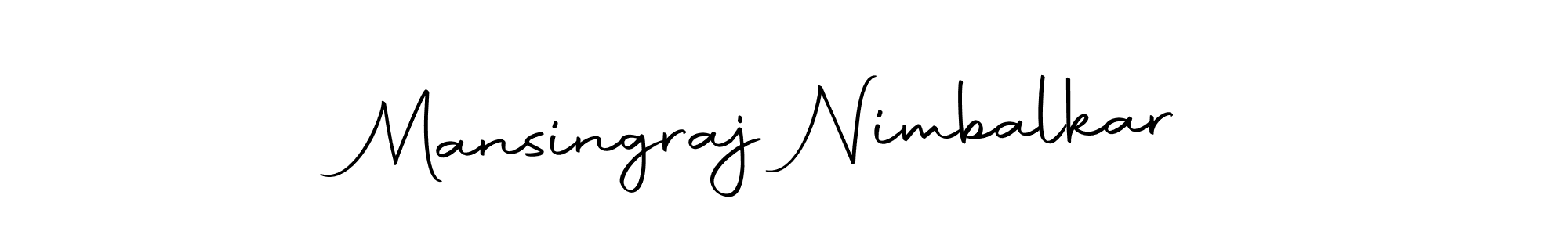 Mansingraj Nimbalkar stylish signature style. Best Handwritten Sign (Autography-DOLnW) for my name. Handwritten Signature Collection Ideas for my name Mansingraj Nimbalkar. Mansingraj Nimbalkar signature style 10 images and pictures png