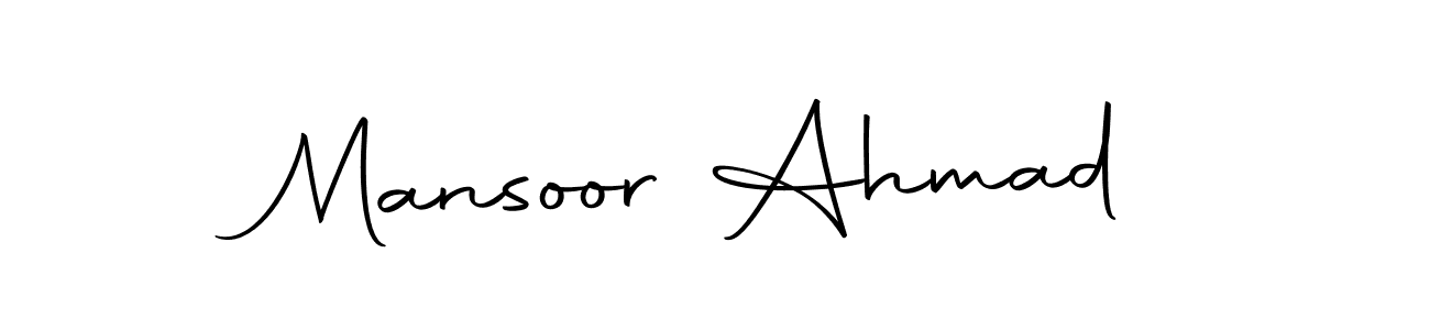 This is the best signature style for the Mansoor Ahmad name. Also you like these signature font (Autography-DOLnW). Mix name signature. Mansoor Ahmad signature style 10 images and pictures png