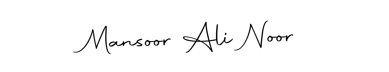 How to make Mansoor Ali Noor signature? Autography-DOLnW is a professional autograph style. Create handwritten signature for Mansoor Ali Noor name. Mansoor Ali Noor signature style 10 images and pictures png