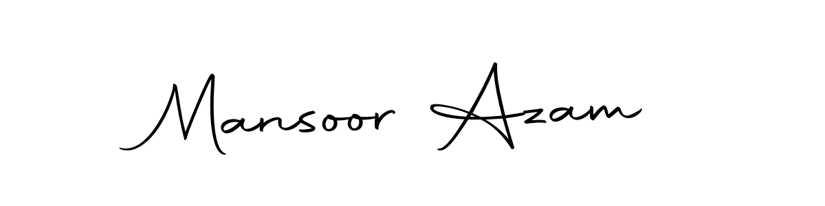 Use a signature maker to create a handwritten signature online. With this signature software, you can design (Autography-DOLnW) your own signature for name Mansoor Azam. Mansoor Azam signature style 10 images and pictures png