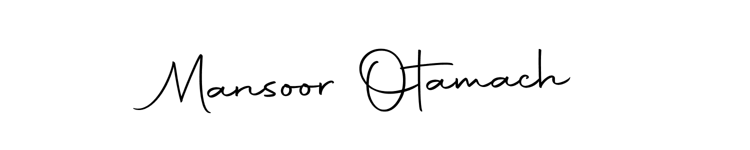 You can use this online signature creator to create a handwritten signature for the name Mansoor Otamach. This is the best online autograph maker. Mansoor Otamach signature style 10 images and pictures png