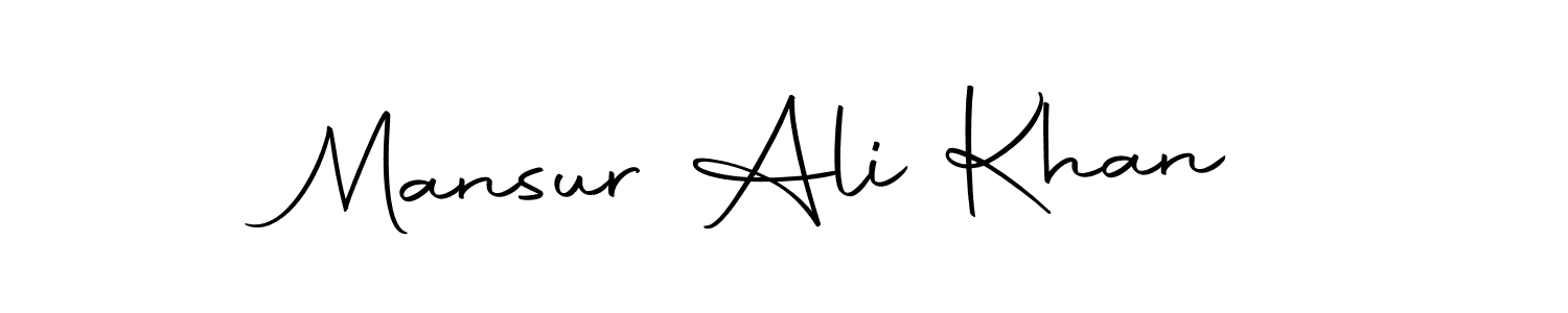 Create a beautiful signature design for name Mansur Ali Khan. With this signature (Autography-DOLnW) fonts, you can make a handwritten signature for free. Mansur Ali Khan signature style 10 images and pictures png