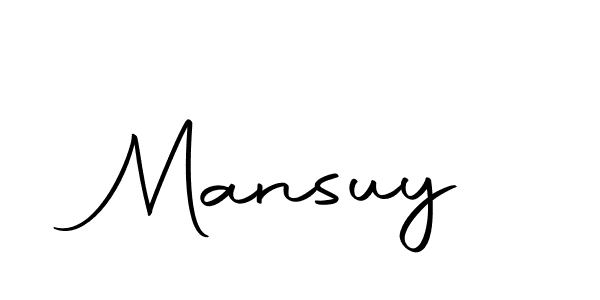 You should practise on your own different ways (Autography-DOLnW) to write your name (Mansuy) in signature. don't let someone else do it for you. Mansuy signature style 10 images and pictures png