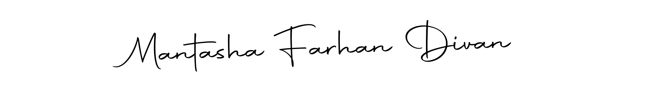 Make a beautiful signature design for name Mantasha Farhan Divan. Use this online signature maker to create a handwritten signature for free. Mantasha Farhan Divan signature style 10 images and pictures png