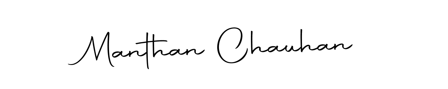 Make a beautiful signature design for name Manthan Chauhan. With this signature (Autography-DOLnW) style, you can create a handwritten signature for free. Manthan Chauhan signature style 10 images and pictures png