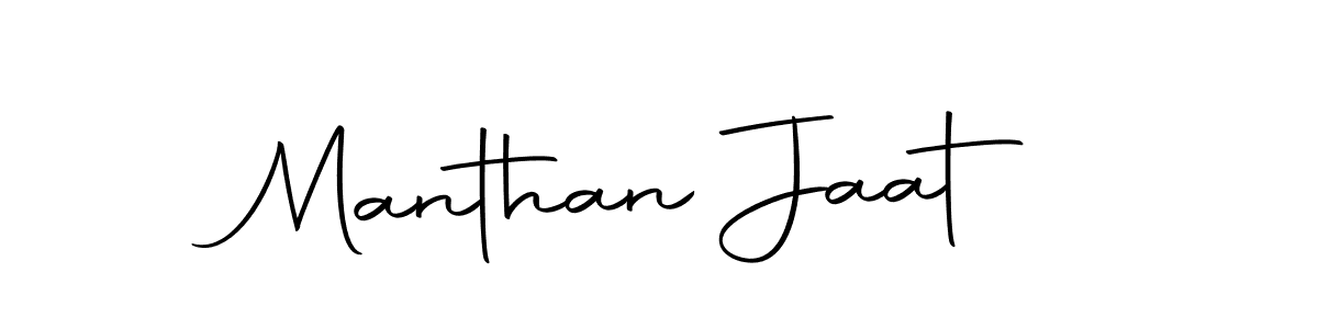 Manthan Jaat stylish signature style. Best Handwritten Sign (Autography-DOLnW) for my name. Handwritten Signature Collection Ideas for my name Manthan Jaat. Manthan Jaat signature style 10 images and pictures png