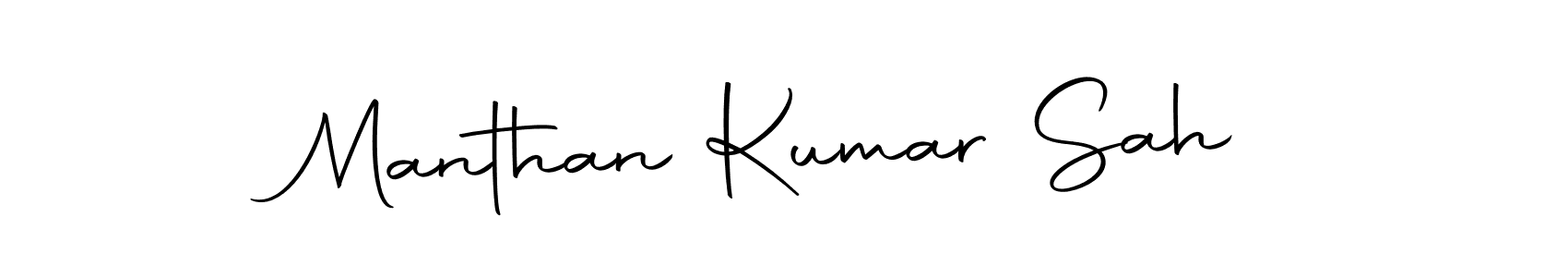 Design your own signature with our free online signature maker. With this signature software, you can create a handwritten (Autography-DOLnW) signature for name Manthan Kumar Sah. Manthan Kumar Sah signature style 10 images and pictures png