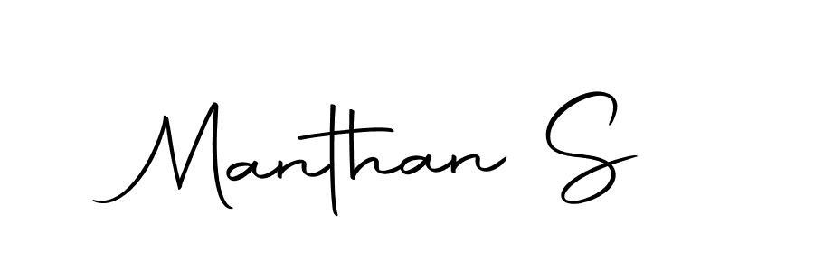 Make a beautiful signature design for name Manthan S. Use this online signature maker to create a handwritten signature for free. Manthan S signature style 10 images and pictures png