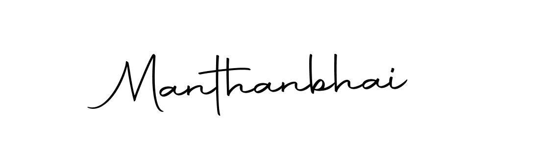 Design your own signature with our free online signature maker. With this signature software, you can create a handwritten (Autography-DOLnW) signature for name Manthanbhai. Manthanbhai signature style 10 images and pictures png