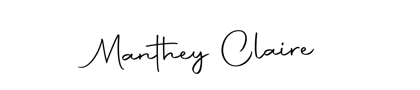Similarly Autography-DOLnW is the best handwritten signature design. Signature creator online .You can use it as an online autograph creator for name Manthey Claire. Manthey Claire signature style 10 images and pictures png
