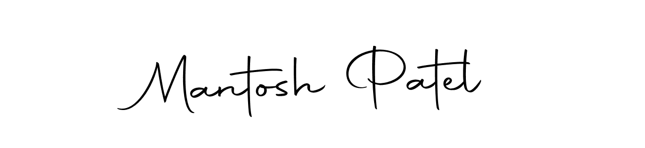 How to make Mantosh Patel signature? Autography-DOLnW is a professional autograph style. Create handwritten signature for Mantosh Patel name. Mantosh Patel signature style 10 images and pictures png