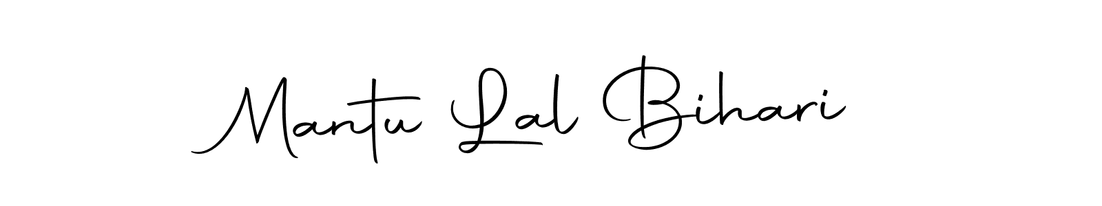 Design your own signature with our free online signature maker. With this signature software, you can create a handwritten (Autography-DOLnW) signature for name Mantu Lal Bihari. Mantu Lal Bihari signature style 10 images and pictures png