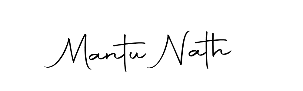 Design your own signature with our free online signature maker. With this signature software, you can create a handwritten (Autography-DOLnW) signature for name Mantu Nath. Mantu Nath signature style 10 images and pictures png