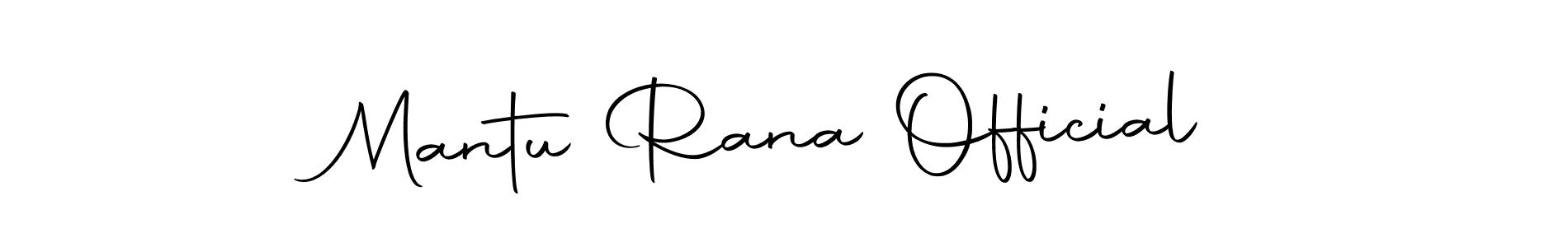 Use a signature maker to create a handwritten signature online. With this signature software, you can design (Autography-DOLnW) your own signature for name Mantu Rana Official. Mantu Rana Official signature style 10 images and pictures png