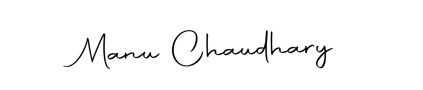 Design your own signature with our free online signature maker. With this signature software, you can create a handwritten (Autography-DOLnW) signature for name Manu Chaudhary. Manu Chaudhary signature style 10 images and pictures png