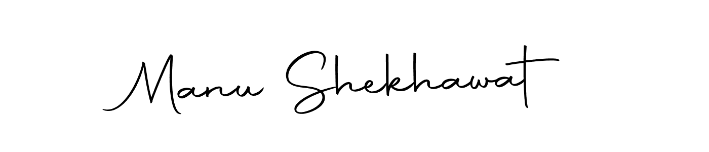 Create a beautiful signature design for name Manu Shekhawat. With this signature (Autography-DOLnW) fonts, you can make a handwritten signature for free. Manu Shekhawat signature style 10 images and pictures png