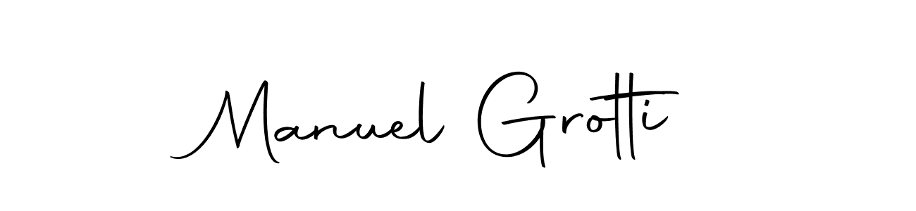 Make a beautiful signature design for name Manuel Grotti. With this signature (Autography-DOLnW) style, you can create a handwritten signature for free. Manuel Grotti signature style 10 images and pictures png