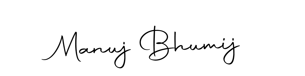 Autography-DOLnW is a professional signature style that is perfect for those who want to add a touch of class to their signature. It is also a great choice for those who want to make their signature more unique. Get Manuj Bhumij name to fancy signature for free. Manuj Bhumij signature style 10 images and pictures png