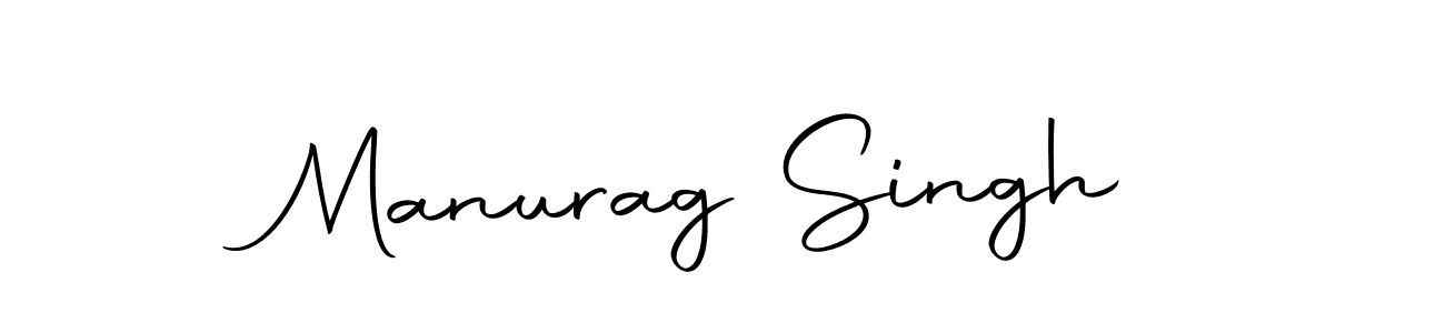 How to make Manurag Singh name signature. Use Autography-DOLnW style for creating short signs online. This is the latest handwritten sign. Manurag Singh signature style 10 images and pictures png
