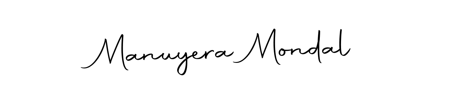 Also we have Manuyera Mondal name is the best signature style. Create professional handwritten signature collection using Autography-DOLnW autograph style. Manuyera Mondal signature style 10 images and pictures png