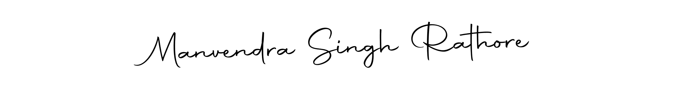 How to make Manvendra Singh Rathore name signature. Use Autography-DOLnW style for creating short signs online. This is the latest handwritten sign. Manvendra Singh Rathore signature style 10 images and pictures png