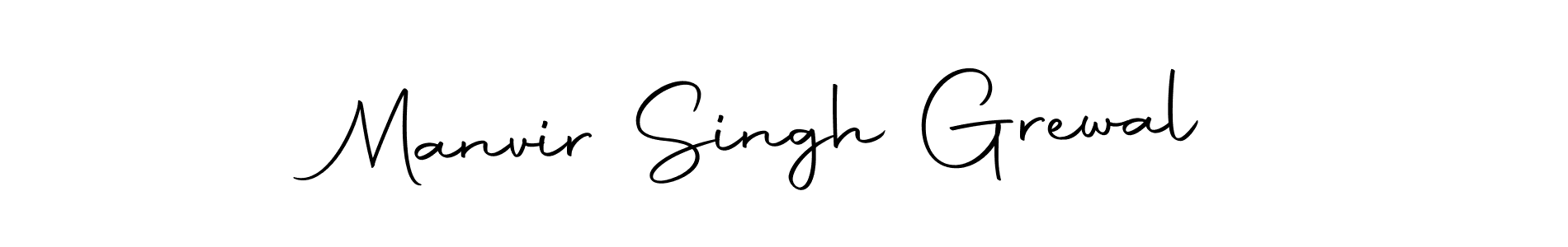 How to make Manvir Singh Grewal name signature. Use Autography-DOLnW style for creating short signs online. This is the latest handwritten sign. Manvir Singh Grewal signature style 10 images and pictures png
