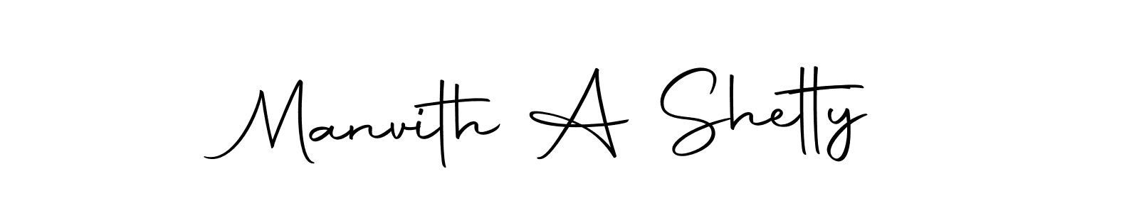 Use a signature maker to create a handwritten signature online. With this signature software, you can design (Autography-DOLnW) your own signature for name Manvith A Shetty. Manvith A Shetty signature style 10 images and pictures png