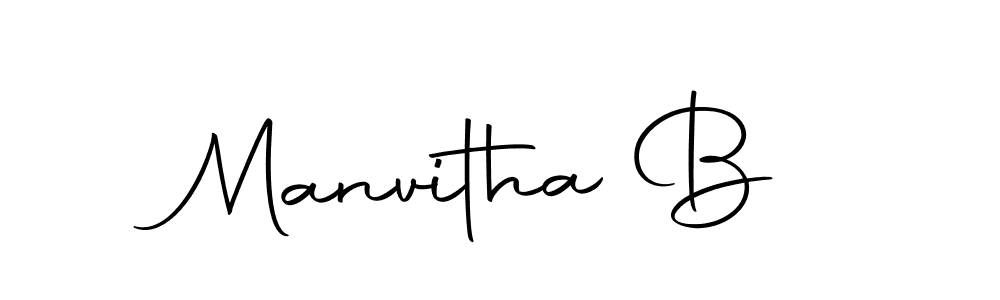 Make a beautiful signature design for name Manvitha B. Use this online signature maker to create a handwritten signature for free. Manvitha B signature style 10 images and pictures png