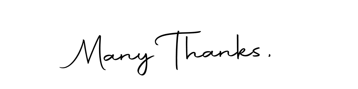 Once you've used our free online signature maker to create your best signature Autography-DOLnW style, it's time to enjoy all of the benefits that Many Thanks, name signing documents. Many Thanks, signature style 10 images and pictures png