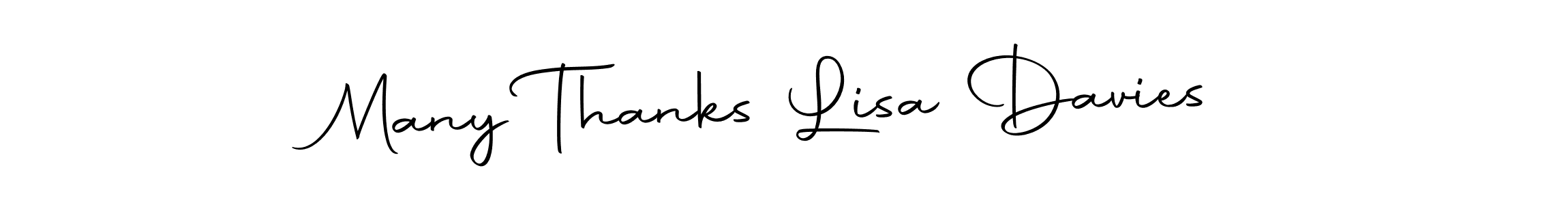 Also You can easily find your signature by using the search form. We will create Many Thanks Lisa Davies name handwritten signature images for you free of cost using Autography-DOLnW sign style. Many Thanks Lisa Davies signature style 10 images and pictures png