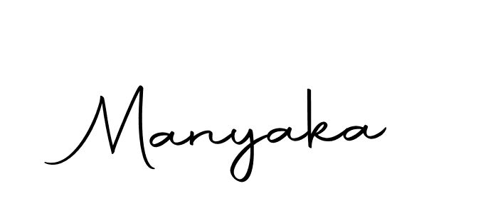 You should practise on your own different ways (Autography-DOLnW) to write your name (Manyaka) in signature. don't let someone else do it for you. Manyaka signature style 10 images and pictures png